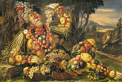 Fall (Autumn), c.1685/95 | Arcimboldo | Gemälde Reproduktion
