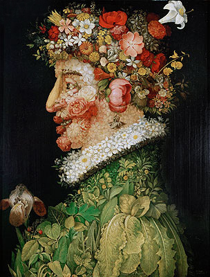 Spring (Allegory of Spring), 1573 | Arcimboldo | Gemälde Reproduktion