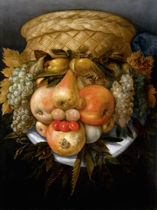 Portrait of the Man Made of Fruit, c.1580 | Arcimboldo