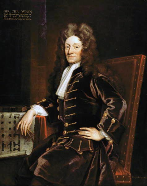 Sir Christopher Wren, 1711 | Godfrey Kneller | Painting Reproduction