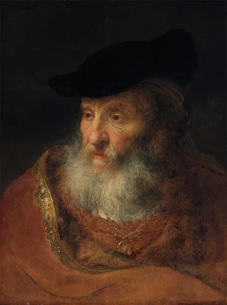 Head of an Old Man, c.1642 | Govert Flinck | Painting Reproduction