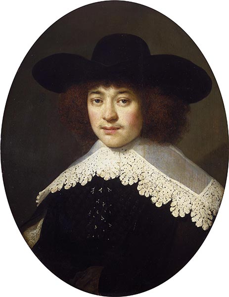 Bildnis eines jungen Mannes, undated | Govert Flinck | Gemälde Reproduktion