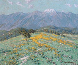 Snow Capp Spring, 1927 by Granville Redmond | Painting Reproduction