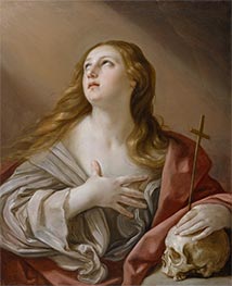 Die reuige Magdalena, 1635 von Guido Reni | Gemälde-Reproduktion