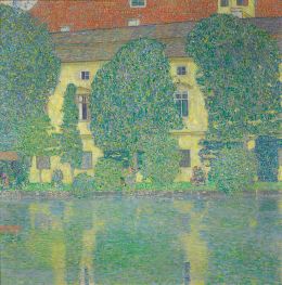 Kammer Castle at Attersee III, 1910 by Klimt | Painting Reproduction