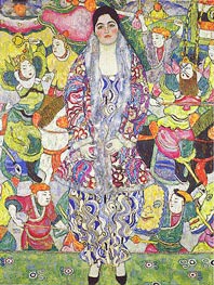 Portrait of Friederike Maria Beer-Monti, 1916 von Klimt | Gemälde-Reproduktion
