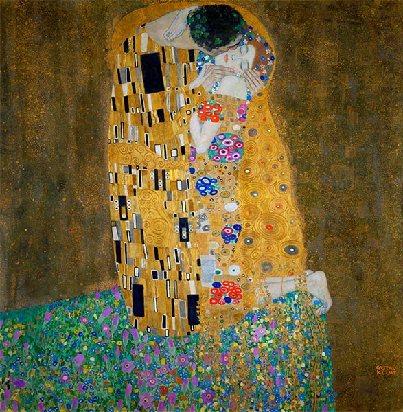 The Kiss, c.1907/08 | Klimt | Painting Reproduction