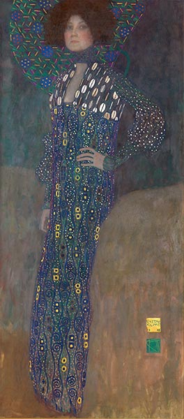 Portrait of Emilie Floge, 1902 by Klimt | Painting Reproduction