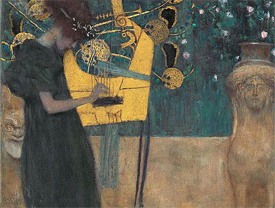 Musik I, 1895 | Klimt | Gemälde Reproduktion