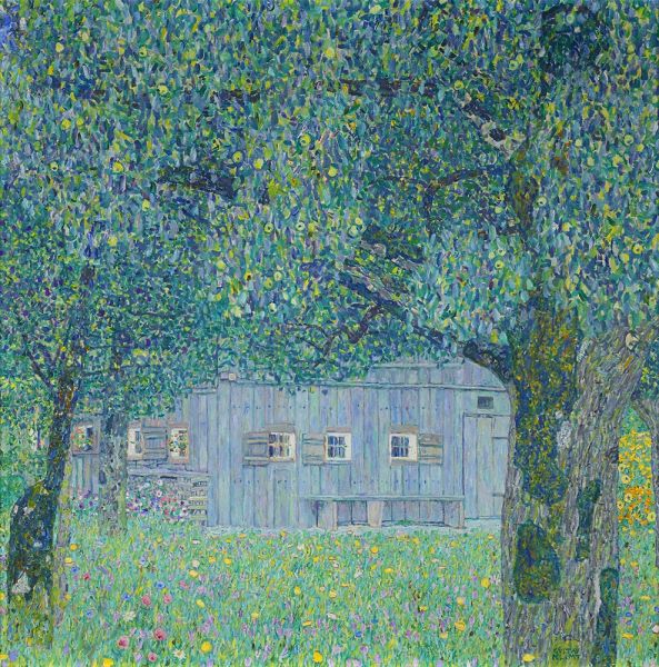 Farmhouse in Upper Austria | Klimt | Painting Reproduction