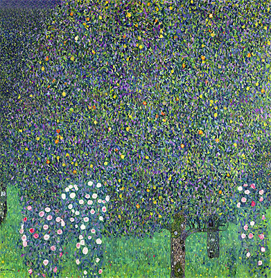 Roses Under the Trees, 1905 | Klimt | Gemälde Reproduktion
