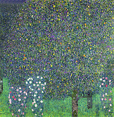Roses Under the Trees | Klimt | Painting Reproduction