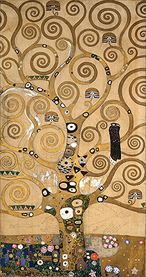 Baum des Lebens - Mittelteil (Stoclet-Fries) | Klimt | Gemälde Reproduktion