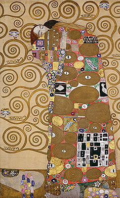 Fulfilment (Stoclet Frieze), c.1905/06 | Klimt | Painting Reproduction