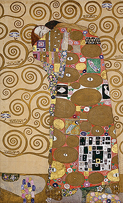 Erfüllung (Stoclet-Fries) | Klimt | Gemälde Reproduktion