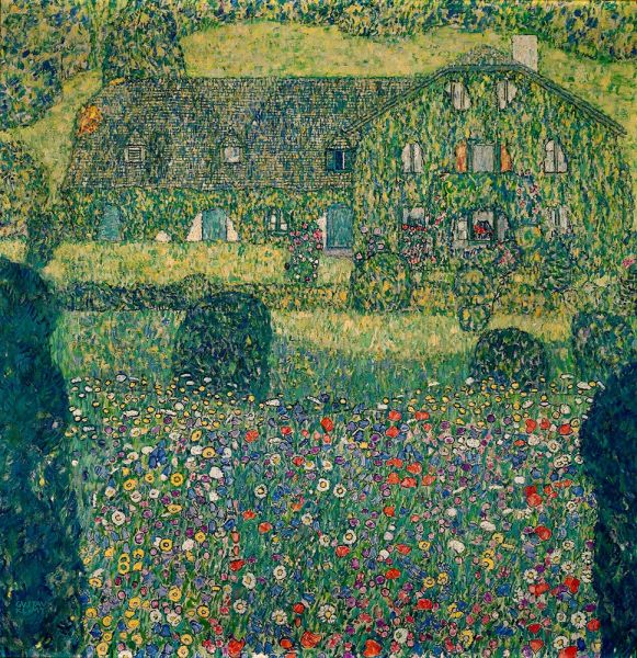 Country House by the Attersee, c.1914 | Klimt | Painting Reproduction