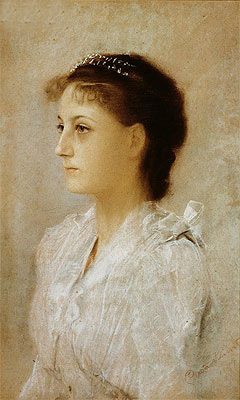 Emilie Floge, 1891 | Klimt | Gemälde Reproduktion