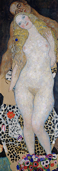 Adam and Eve, c.1917/18 | Klimt | Painting Reproduction