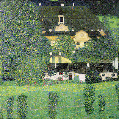 Burg Kammer am Attersee II | Klimt | Gemälde Reproduktion