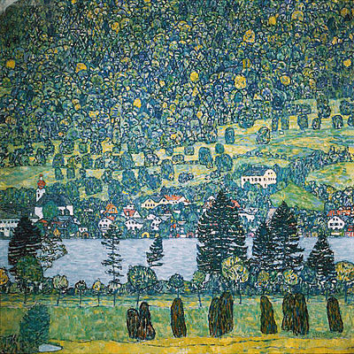 Forest Slope in Unterach on the Attersee | Klimt | Painting Reproduction