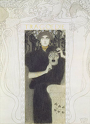 Tragedy, 1897 | Klimt | Gemälde Reproduktion