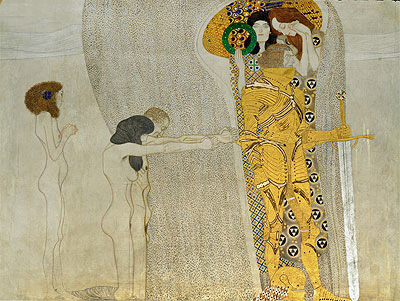 Desire of Happiness (The Beethoven Frieze) | Klimt | Painting Reproduction