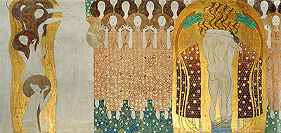Choir of Angels (The Beethoven Frieze), 1902 | Klimt | Painting Reproduction