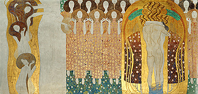 Engelchöre (Der Beethovenfries), 1902 | Klimt