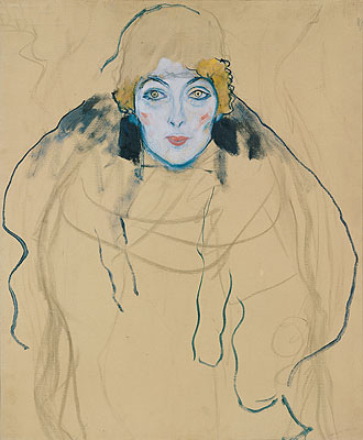 Frauenkopf, 1917 | Klimt