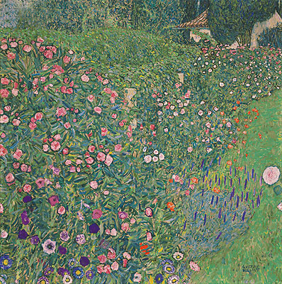 Italian Garden Landscape, 1913 | Klimt | Painting Reproduction