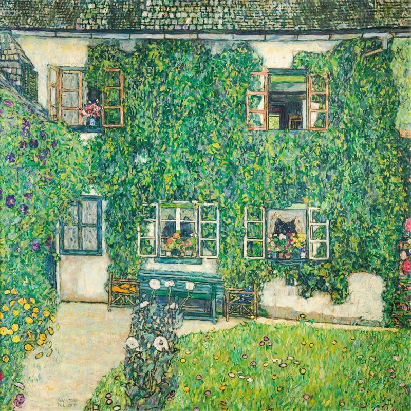 Forester's House in Weissenbach on the Attersee | Klimt | Painting Reproduction