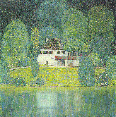 The Litzlbergkeller on the Attersee | Klimt | Painting Reproduction