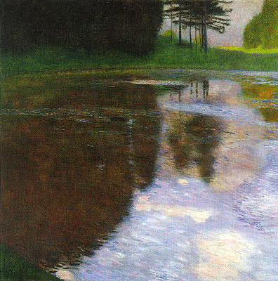 A Morning by the Pond, 1899 | Klimt | Painting Reproduction