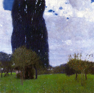 The Tall Poplar I, 1900 | Klimt | Gemälde Reproduktion