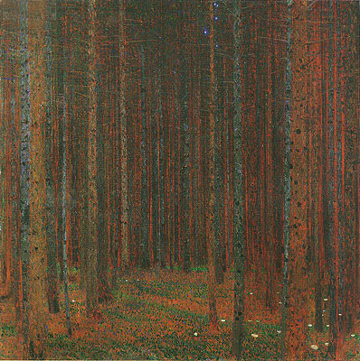 Tannenwald, 1902 | Klimt | Gemälde Reproduktion