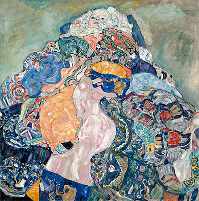 Baby (Wiege) | Klimt | Gemälde Reproduktion