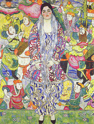 Porträt der Friederike Maria Beer-Monti | Klimt | Gemälde Reproduktion