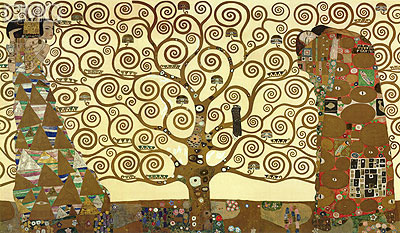 Der Lebensbaum - Stoclet-Fries, c.1905/06 von Klimt | Gemälde-Reproduktion