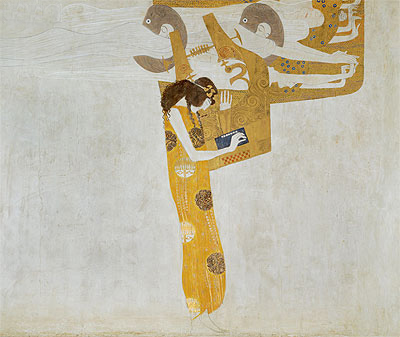Poesie (Der Beethovenfries), 1902 von Klimt | Gemälde-Reproduktion