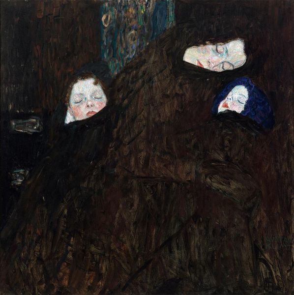 Mutter mit zwei Kindern (Familie), c.1909/10 von Klimt | Gemälde-Reproduktion