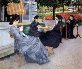 Portraits in the Countryside, 1876 by Caillebotte | Painting Reproduction