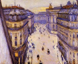Rue Halevy, Seen from the Sixth Floor | Caillebotte | Painting Reproduction