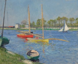 Die Seine bei Argenteuil | Caillebotte | Gemälde Reproduktion