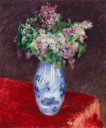 Flieder in einer Vase | Caillebotte | Gemälde Reproduktion