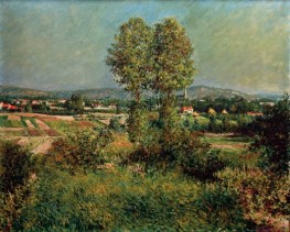 Landscape near Argenteuil | Caillebotte | Painting Reproduction