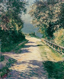 Avenue of the Villa des Fleurs, Trouville | Caillebotte | Painting Reproduction