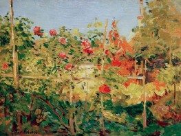 Garden in Trouville | Caillebotte | Painting Reproduction