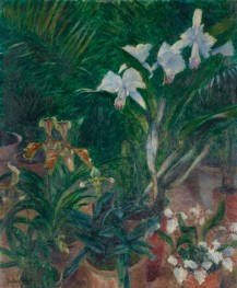 Orchids in the Greenhouse at Petit Gennevilliers | Caillebotte | Painting Reproduction