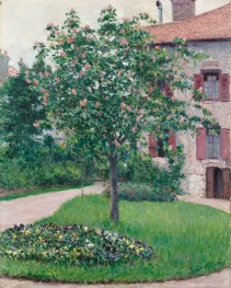 Tree in Blossom | Caillebotte | Painting Reproduction
