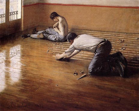 The Floor Scrapers (variation), 1876 | Caillebotte | Gemälde Reproduktion
